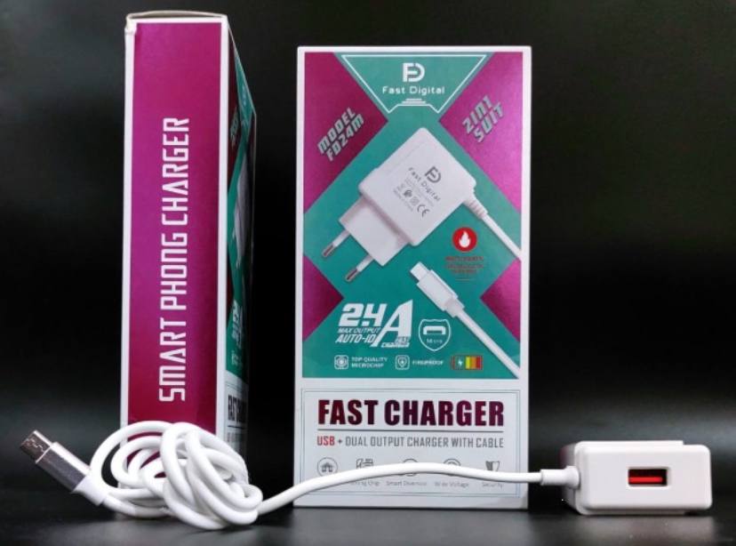 Fast Charger 2.4A 2in1