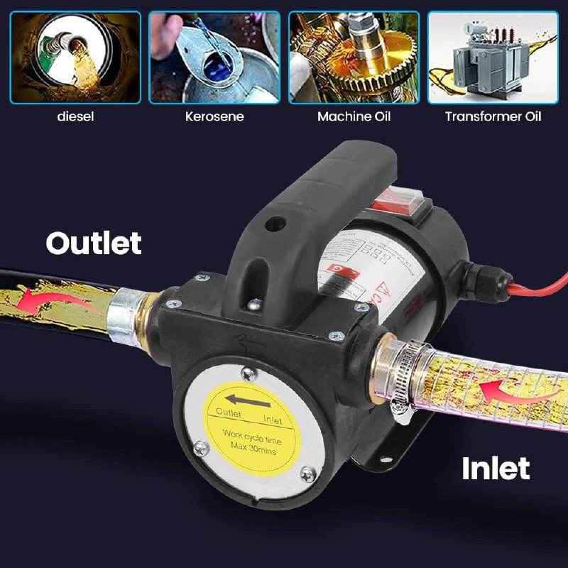 Electric Oil Pump مضخة الزيت الكهربائية 12V