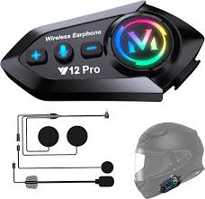 سماعة رأس بلوتوث لخوذة دراجة نارية Kit d'intercom et casque Bluetooth pour moto