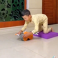 Roue abdominale à rebond automatique عجلة بطن ذاتية الارتداد مع مؤقت ودعم للكوع والركبة