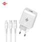 Chargeur mural double USB 2,4 A OCD-02