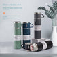 Thermos à double couche 500ml, en acier inoxydable, avec 3 tasse