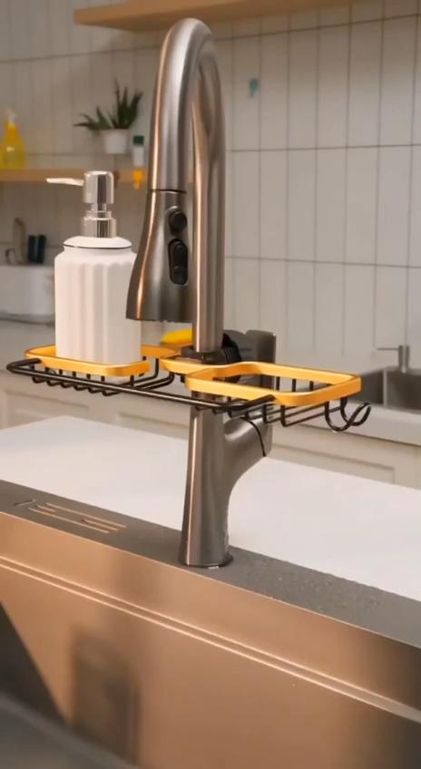 Porte-évier Robinet salle de bain et cuisine réglable حامل حوض صنبور الحمام والمطبخ القابل للتعديل