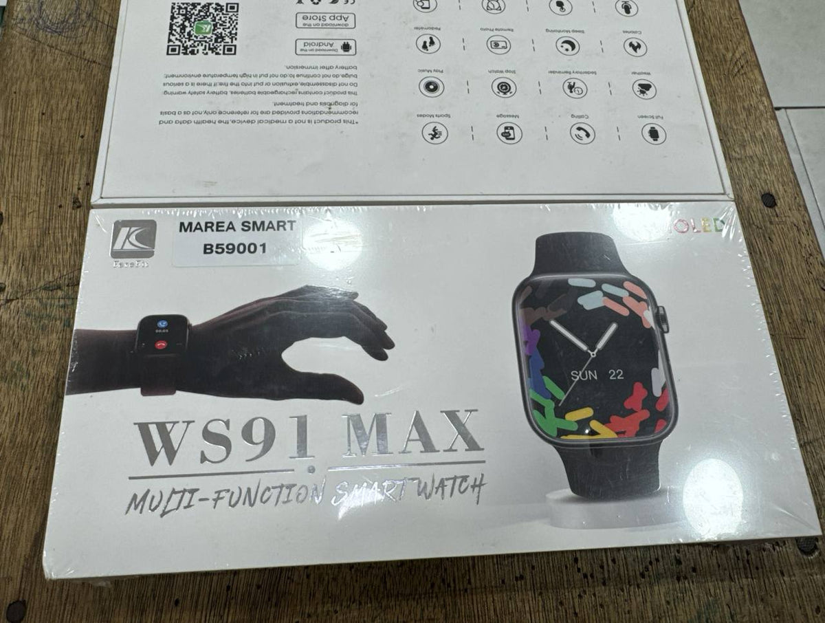 ساعة ذكية مقاومة للماء  Smart watch W91 MAXMontre Intelligente Étanche WS91