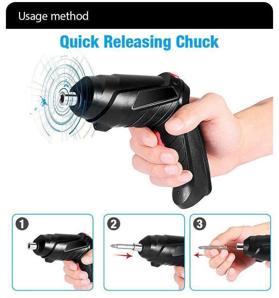 مثقاب كهربائي مع 47 قطعة Perceuse electrique avec 47 piéces