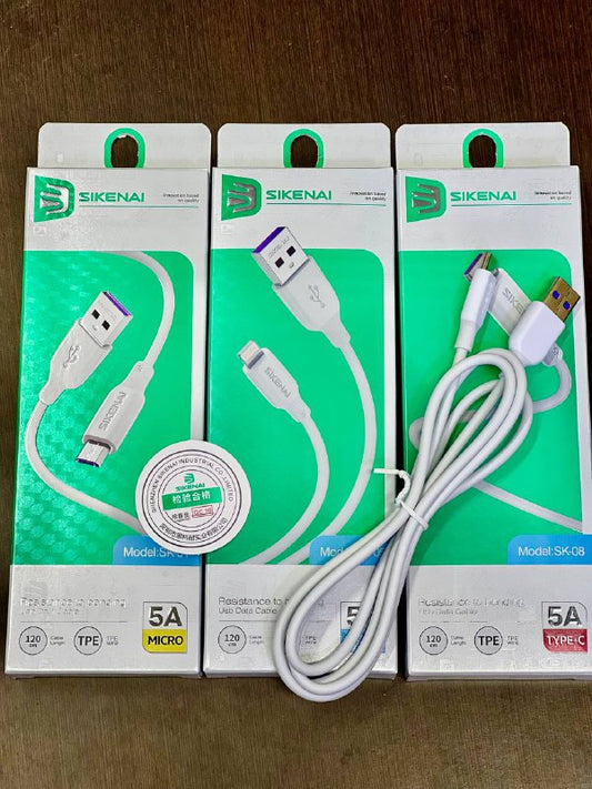 USB Data cable 5A SIKENAI Type-C SK-08