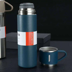Vacuum flask set كوب عازل للحرارة من الفولاذ المقاوم للصدأ tasse isotherme, tasse de voyage