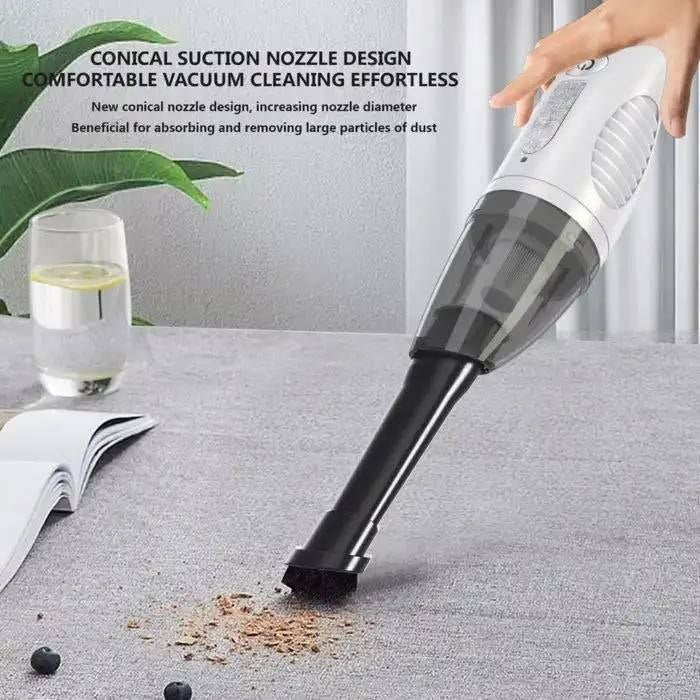 Aspirateur à main Portable haute puissance مكنسة كهربائية محمولة عالية الطاقة مزودة بخاصية الشحن السريع والشحن اللاسلكي