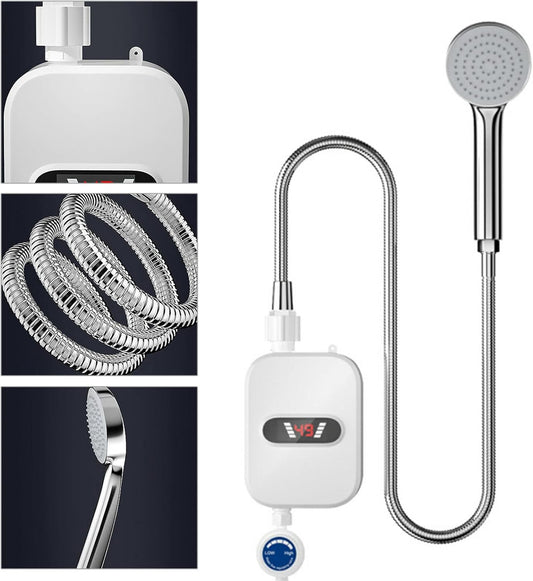 سخان مياه كهربائي فوري مع دش Chauffe-eau électrique instantané avec douche