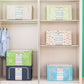 صندوق تخزين قابل للطي للملابس والأغطية واللحف منظم وحقيبة تخزين  Boite Rangement Vetement Pliable Vêtements Boîte De Rangement