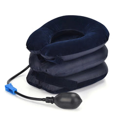 طوق عنق قابل للنفخ Collier cervical gonflable جهاز شد الرقبة القابل للنفخ لتخفيف آلام الرقبة