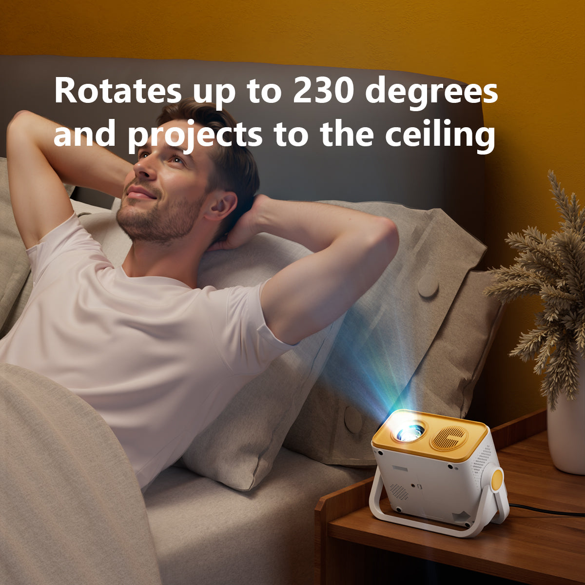 Projecteur Portable 4K جهاز العرض KaiAqua HT23 Plus