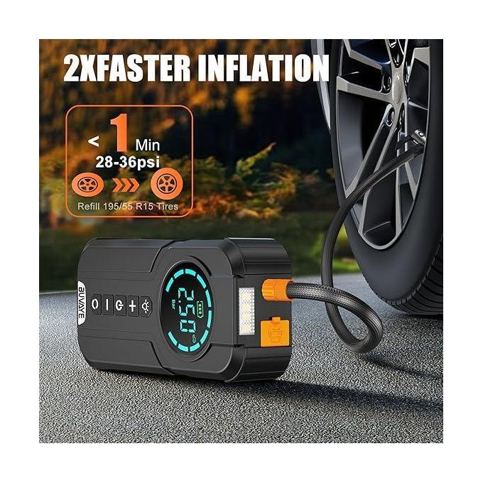 démarreur de batterie portable multifonction جهاز تشغيل بطارية محمول متعدد الوظائف مزود بضاغط هواء مدمج
