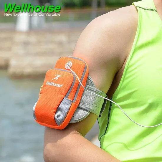 Brassard pour téléphone Wellhouse محفظه كتف رياضيه مستوره متعدده الاستخدام Brassard pour téléphone Wellhouse محفظه كتف رياضيه مستوره متعدده الاستخدام