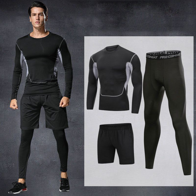 Three-piece suit Fitness  بدلة رياضية مكونة من 3 قطع