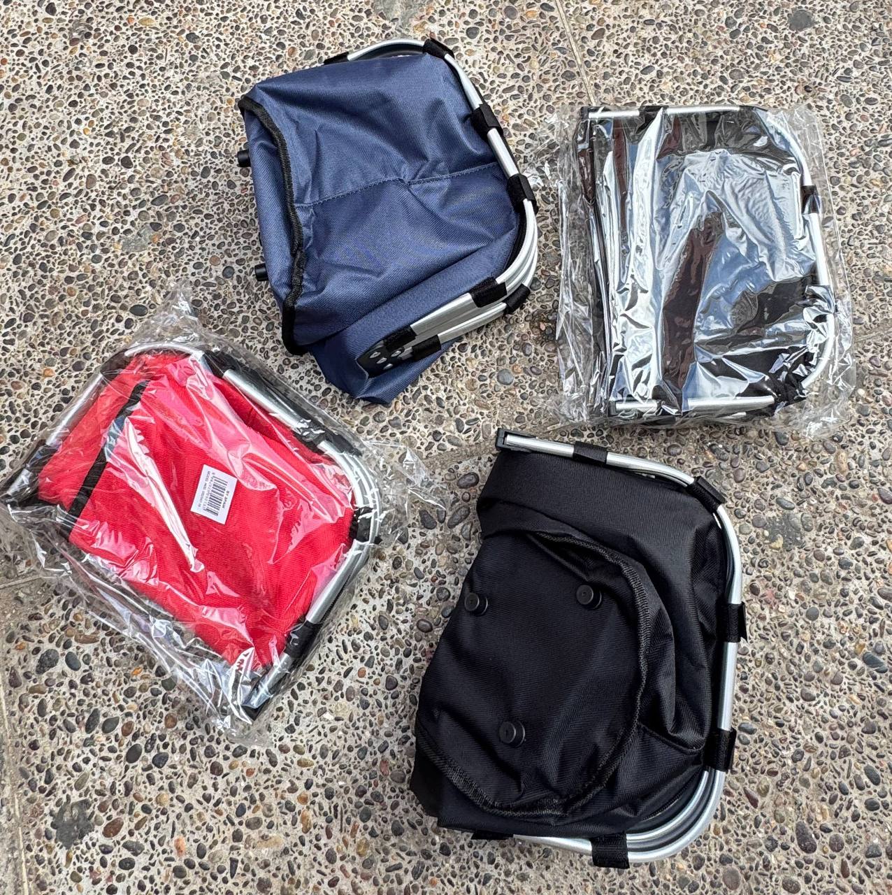 سلة نزهة محمولة وقابلة للطي ومعزولة بمقبض من الألومنيوم Panier de pique-nique pliable et isotherme portable avec poignée en aluminium