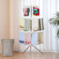 Portable Stainless Steel Drying Rack مجفف غسيل ثلاثي الطبقات من الفولاذ المقاوم للصدأ موفر للمساحة 170cm