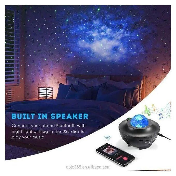 جهاز عرض محيطي مريح وزخرفي مع جهاز تحكم عن بعد ومكبر صوت بلوتوث Lampe LED Galaxy