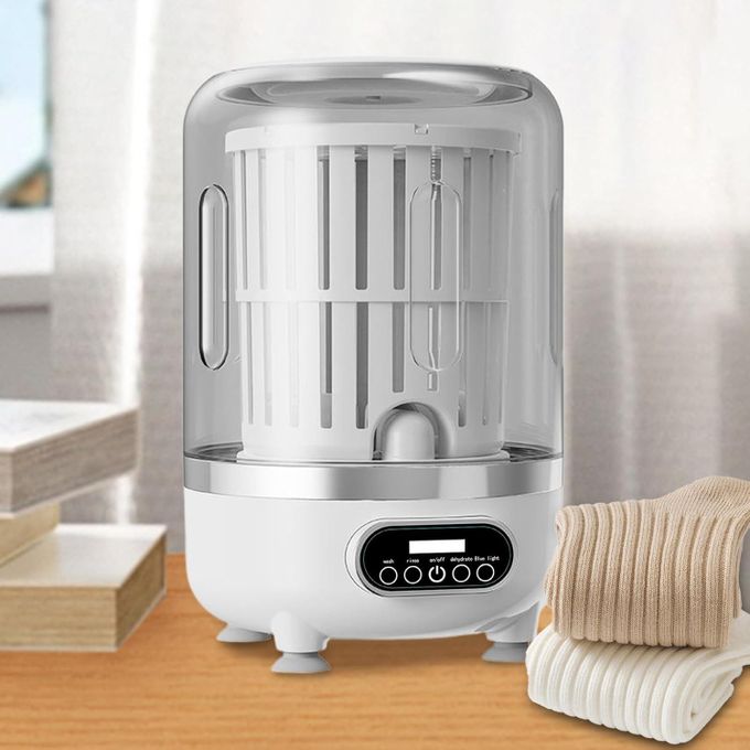 غسالة صغيرة محمولة مع تجفيف مدمج 6000mAh Mini Machine à Laver Portable avec Séchage Intégré