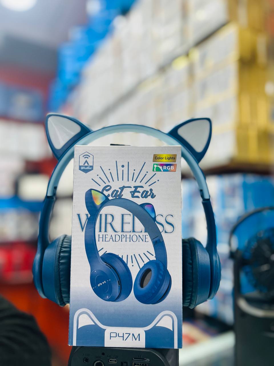 Cat ear wireless headphone