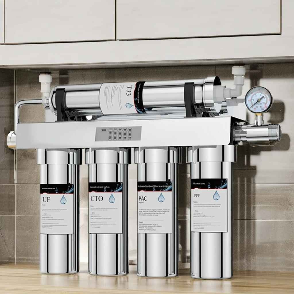 فلتر مياه الشرب فائق الترشيح ذو الخمس مراحل  Filtre à eau potable à ultrafiltration en 5 étapes