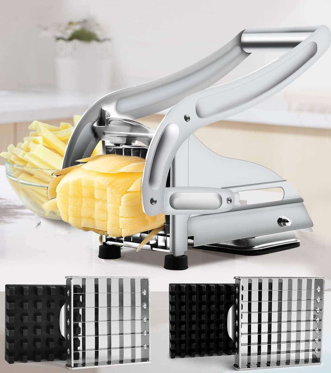 Coupe-frites manuel قطاعة البطاطس المقلية اليدوية، قطاعة البطاطس، قطاعة اللحوم