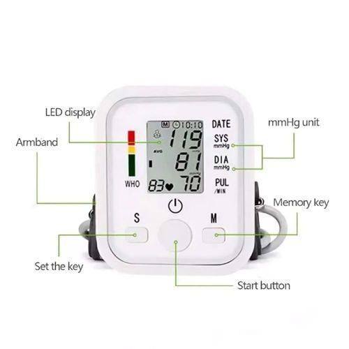 جهاز قياس ضغط الدم الرقمي للمعصم