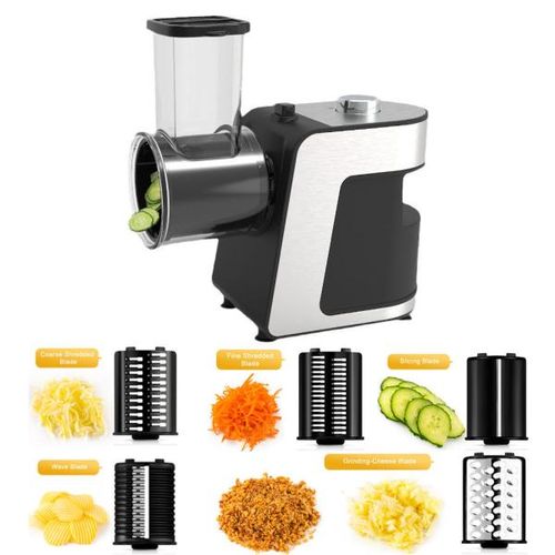 مبشرة كهربائية متعددة الوظائف، قطاعة خضراوات وجبن LG-X228 Râpe Électrique Multifonction Coupe-Légumes et Fromage