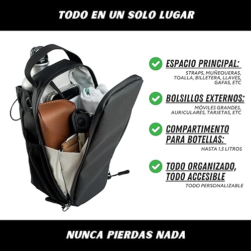 Sac de sport magnétique compact et léger حقيبة رياضية مغناطيسية صغيرة الحجم وخفيفة الوزن، مقاومة للماء مع ملحق مغناطيسي من النيوديميوم
