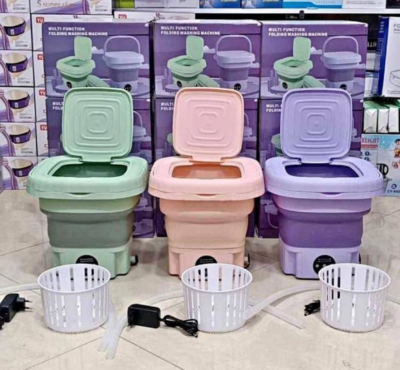 غسالة محمولة متعددة الوظائف ماكينة الصابون 11 لتر machine à laver pliable multifonction Multifunction folding washing machine