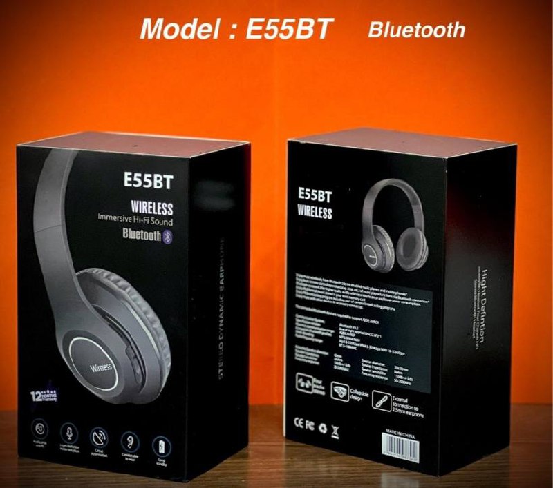 Casque bluetooth E55BT HiFI
