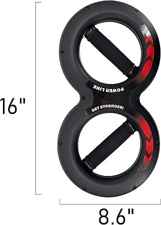 Multi-Power Arms and writs جهاز تمرين الذراع متعدد الوظائف من جيسبان، 8 أشكال، جهاز تمرين منزلي، جهاز تقوية الساعد، جهاز تدريب قوة اليد والمعصم