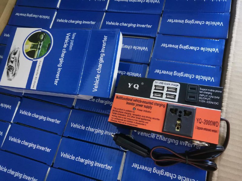 Multifunctional vehicle-mounted charging booster power supply YQ-2000WD 2000W