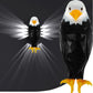 مصباح حديث ومبتكر، جسم نسر مطبوع ثلاثي الأبعاد Applique murale aigle, lampe ombre aigle 3D