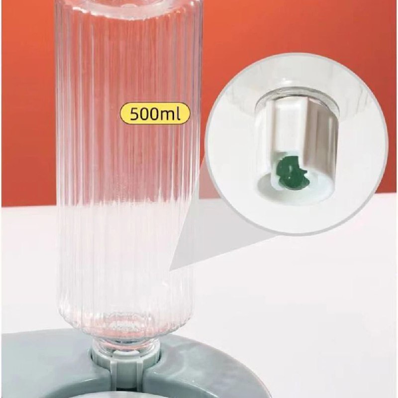 Ensemble de Distributeur d’Eau et de Nourriture Facile à Recharger pour Chats مجموعة موزع طعام وماء للقطط