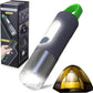 مصباح يدوي LED، قابل لإعادة الشحن عبر USB، قابل للتكبير والتصغير، 4 أوضاع Flashlight Lampe de poche à lumière LED, Rechargeable par USB, Zoomable, 4Modes