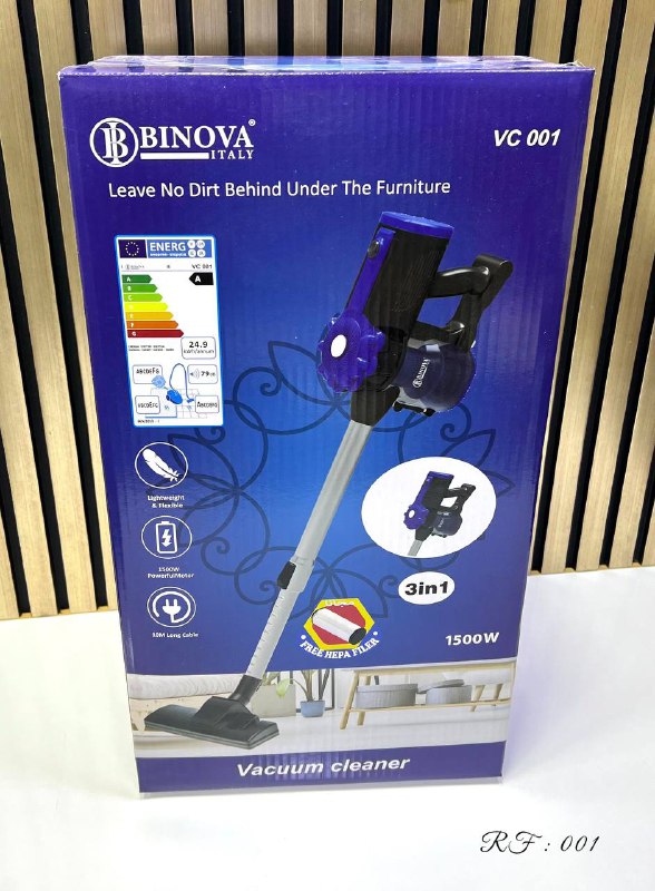 Aspirateur 3in1 1500W Vacuum Cleaner VC001 مكنسة كهربائية 3 في 1 بقوة 1500 وات VC001