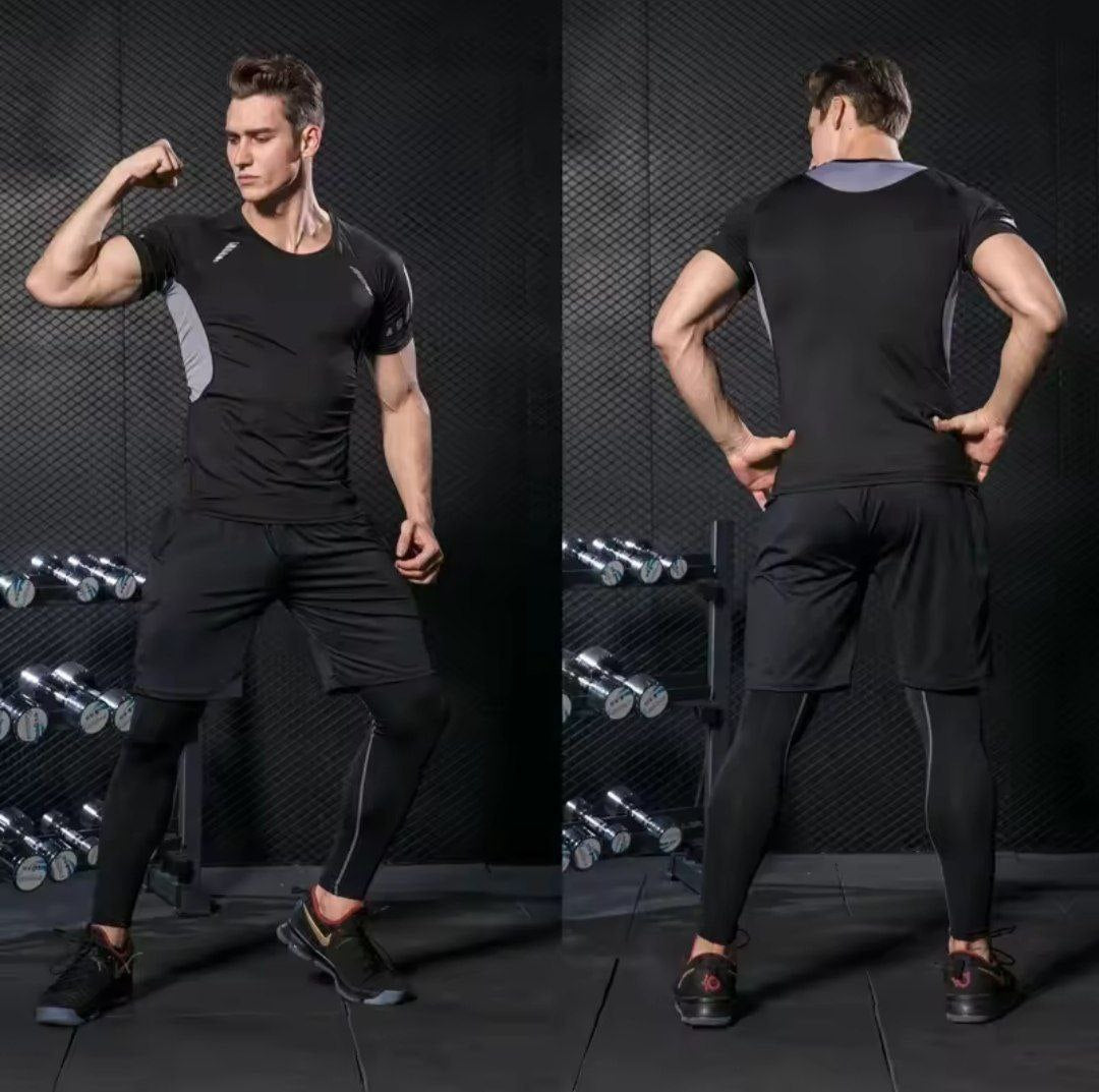 بدلة رياضية رجالية من 3 قطع، بدلات جري Survêtement 3 pieces de sport pour hommes, combinaisons de course