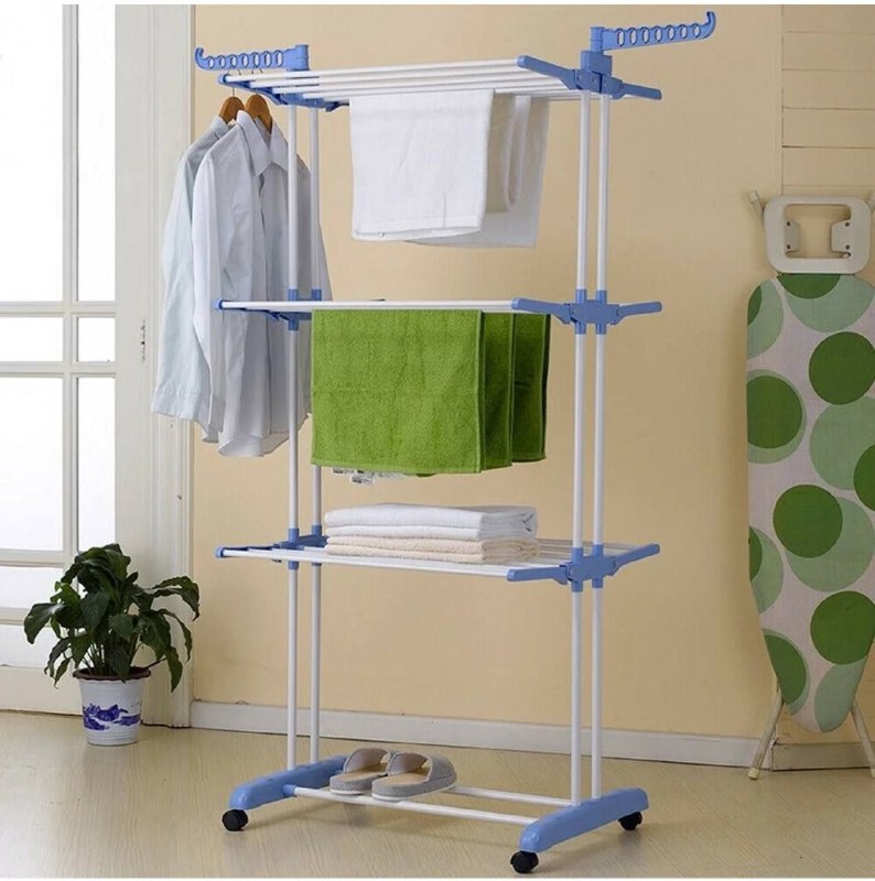 نشارالغسيل الملابس Three layers clothes hanger علاقة ملابس بثلاث طبقات