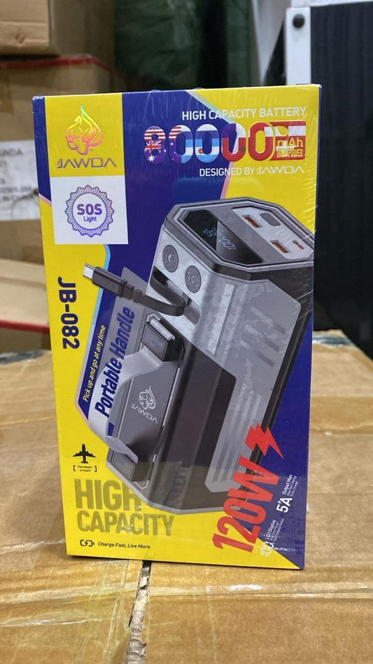 Power bank 80000 MAH 120W JB-082