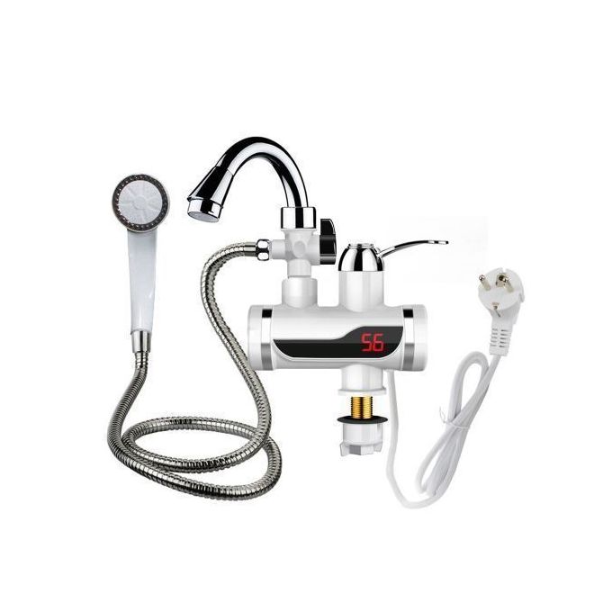 Robinet Chauffe-eau instantané électrique صنبور سخان الماء الكهربائي الفوري مع شاشة عرض درجة الحرارة