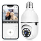 كاميرا بانورامية تعمل بتقنية الواي فاي، كاميرا مراقبة WIFI Panorama Camera Caméra de surveillance de type ampoule