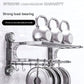 Suction cup multi pole towel drying rack