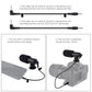 Kit d'éclairage LED 4 en 1 pour vlogging, selfies مجموعة إضاءة LED 4 في 1 للبث المباشر لتصوير السيلفي وكاميرات الفيديو للهواتف الذكية مع ميكروفون