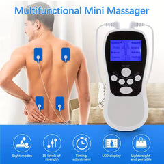 Multifunctional mini massager جهاز تحفيز العضلات الكهربائي متعدد الوظائف TENS EMS
