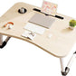 Table Plateau pliable pour PC portable, Support Table Bureau de lit d'ordinateur Portable