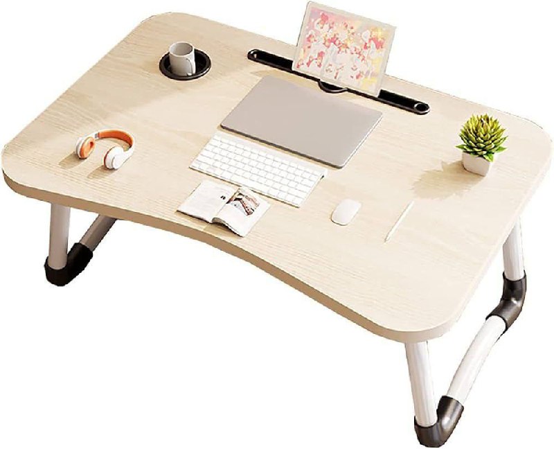 Table Plateau pliable pour PC portable, Support Table Bureau de lit d'ordinateur Portable