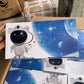 مصباح ليلي على شكل رائد فضاء Astronaute Veilleuse de nuit Projecteur LED Haute parleur Bluetooth Télécommande