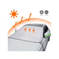 حاجب شمس للسيارة ، غطاء حماية عازلة للحرارة للنافذة الأمامية Pare-soleil de voiture, protection thermique pour le pare-brise