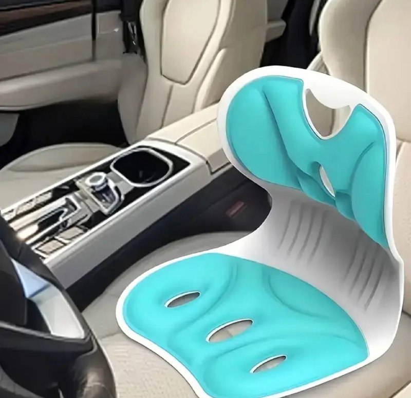 coussin de soutien lombaire pour siège de voitureوسادة كرسي لتصحيح وضعية الجسم بشكل مريح